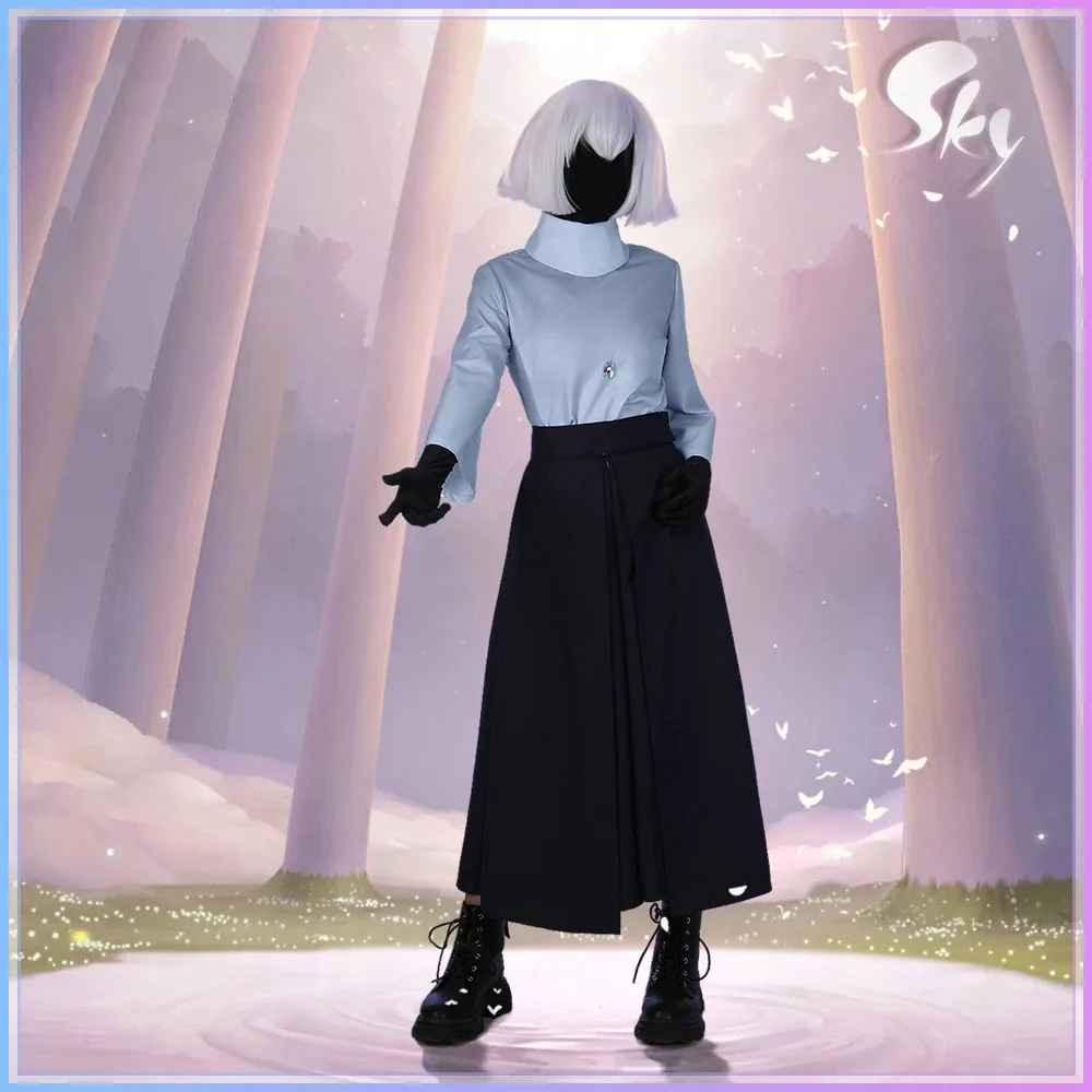 

Костюм для косплея по мотивам игры «небесное небо», парик для косплея, костюм для женщин, топ, брюки, перчатки, костюм аниме Unimform, одежда для Х...