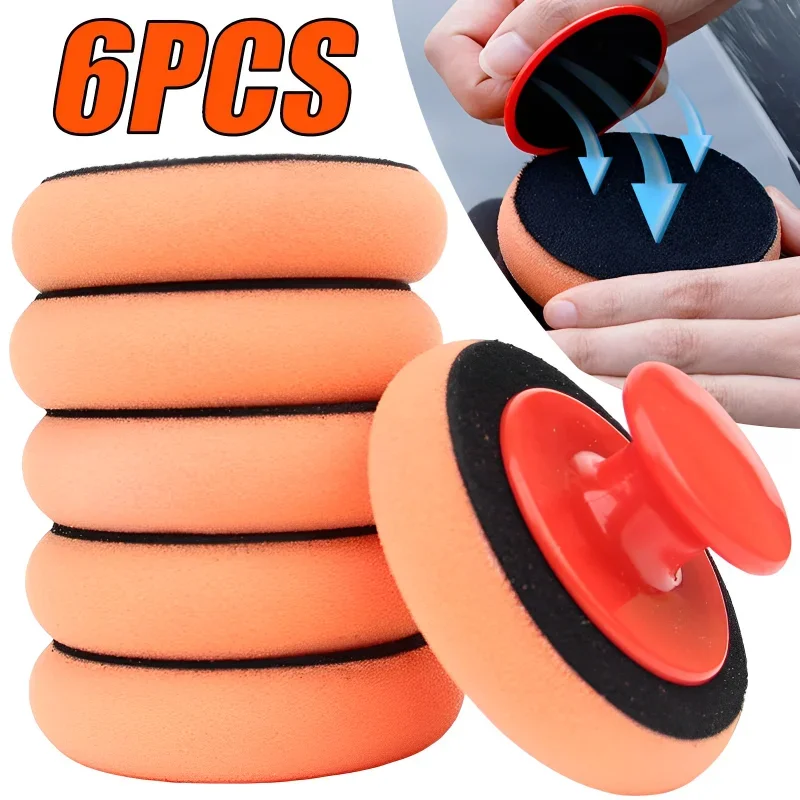 Полировальная губка набор пластин плюшевая восковая абразивная Чистящая с