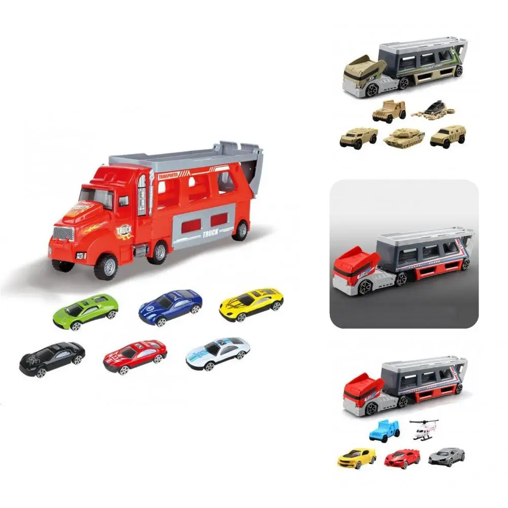 

Impact Resistant Multifunctional Transport Engineering Ejection Toy Car for Babies