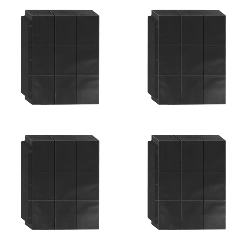 

200X 900 Pockets Trading Card Sleeves Binder, Baseball Card Binder Sleeves Fit For 3 Ring Binder Card Holder Protector