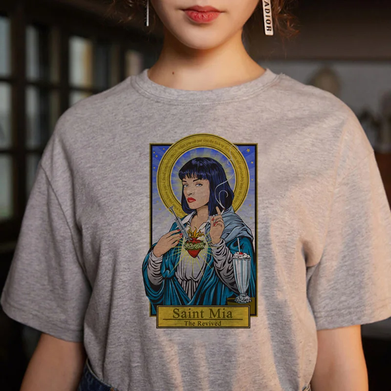 Футболка унисекс с забавным принтом из фильма Криминальное чтиво женская