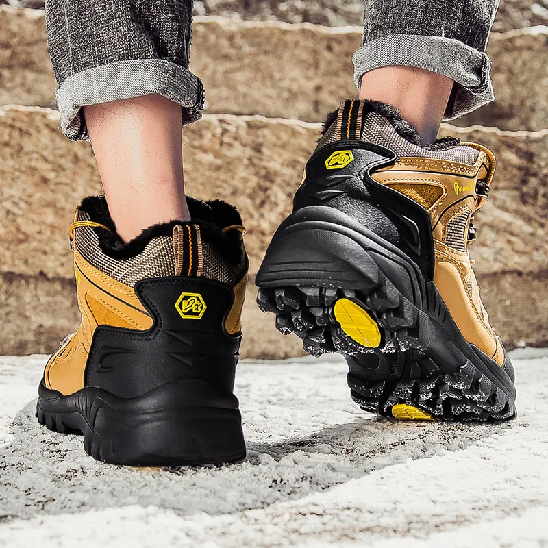 36-47 Comfortable Keep Warm Neutral Outdoor Wear Resistance Hiking Shoes Camping Training Shoes Adult Youth Leisure Hiking Shoes