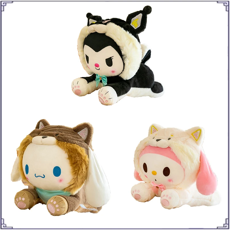 

Anime Kawaii Sanried Kuromi Cinnamoroll My Melody 2022 New Plush Toy Crossbody Shoulder Bag Children's Birthday Christmas Gift