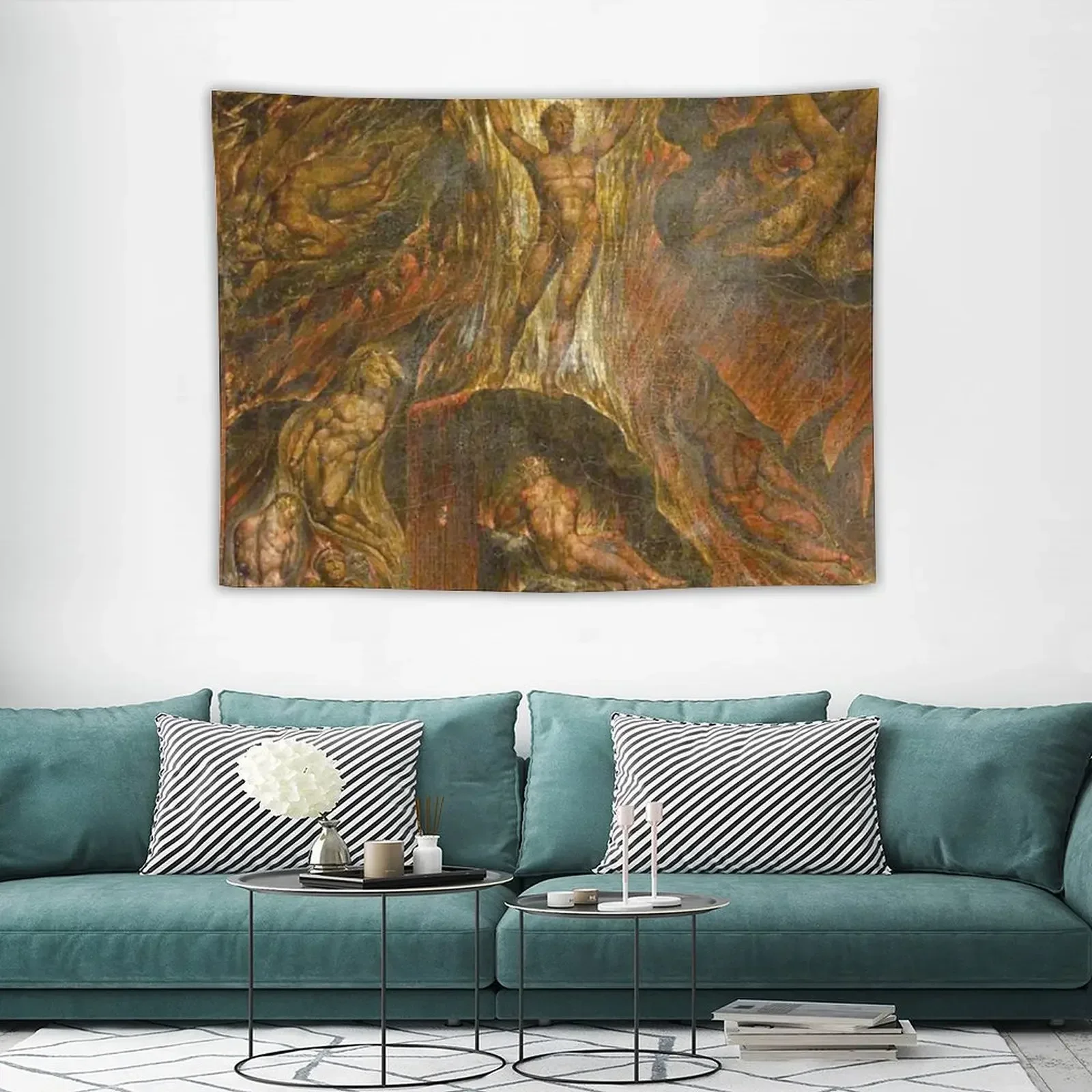 Настенный Гобелен высокой четкости с изображением сатаны призванных его