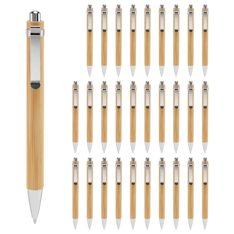 

Наборы шариковых ручек Misc. Инструмент для письма из бамбукового дерева (30 комплектов)