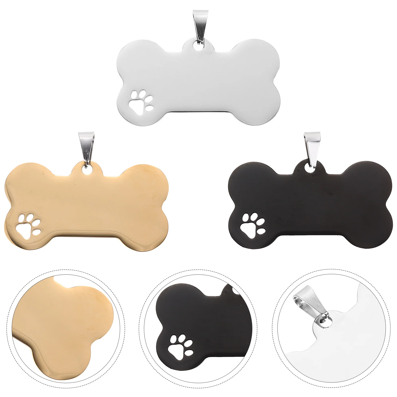 

Dog Tags Tag Engraved Pet Name Puppy Cat Blank Id Identity Perros Para Accesorios Blankslost Collar Identification Personalised