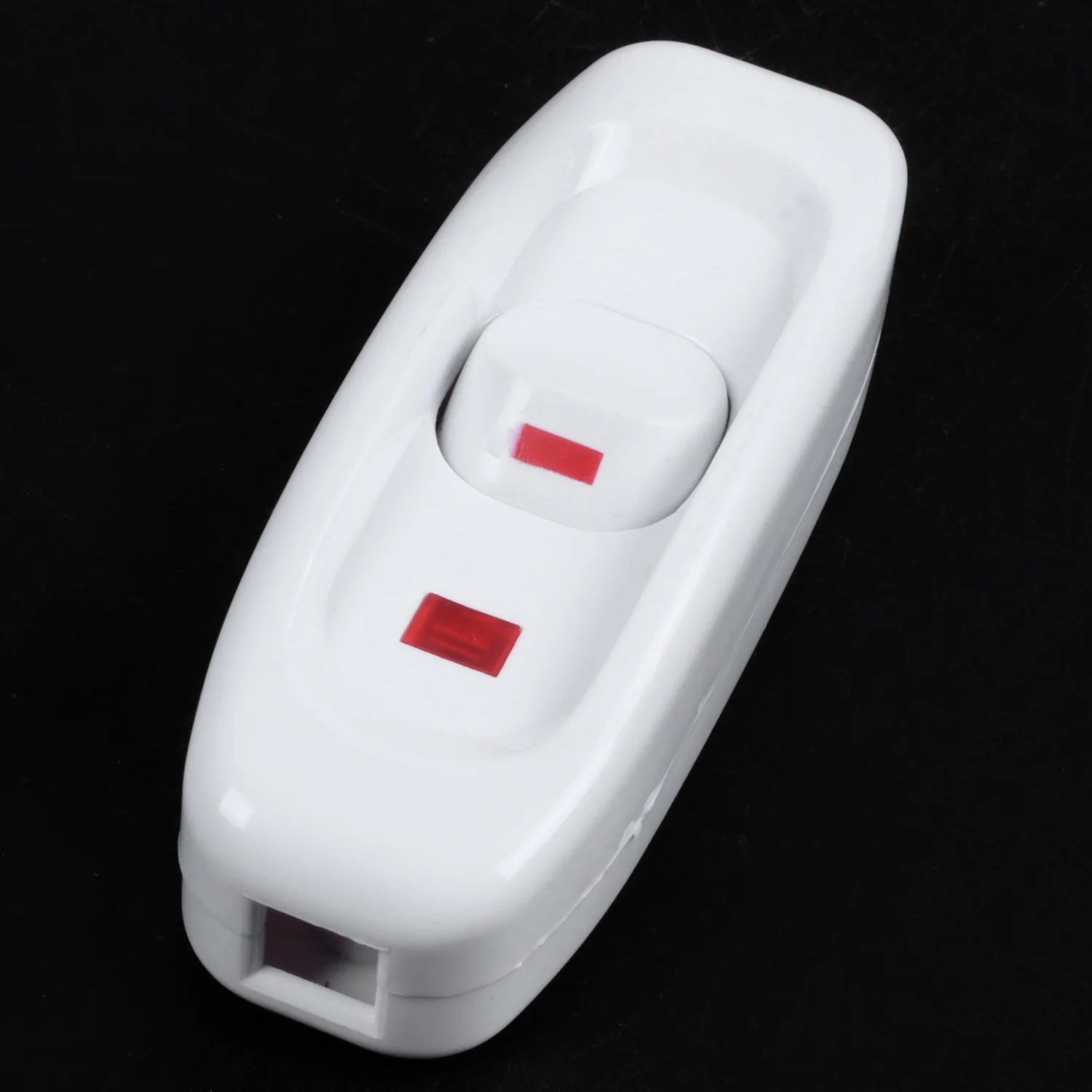 Компактный белый пластиковый линейный выключатель света