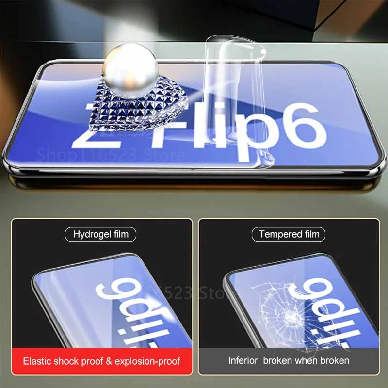 wa folia ochronna 4 w 1 do Samsung Galaxy Z Flip6 5G Folia obiektywu aparatu zflip6 z FLIP 6