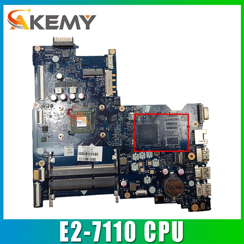 

Материнская плата для ноутбука HP 255 G5 с процессором AMD E2-7110 858589-601