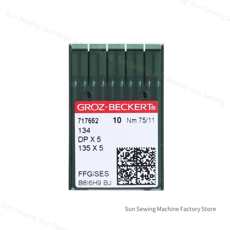 10 шт. немецкая машина Grotz игла DPx5 антитепловая титановое покрытие с защитой от