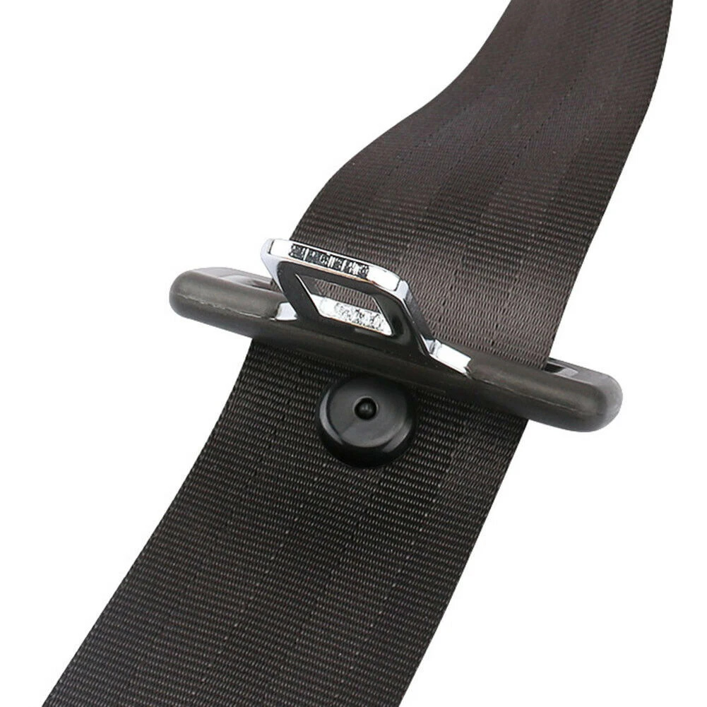 

10 Sets Car Safety Seatbelt Stopper Buckle Seat Belt Spacing Limit Stop Plastic Anti-slip Buttons Retainer Seat Belt Button