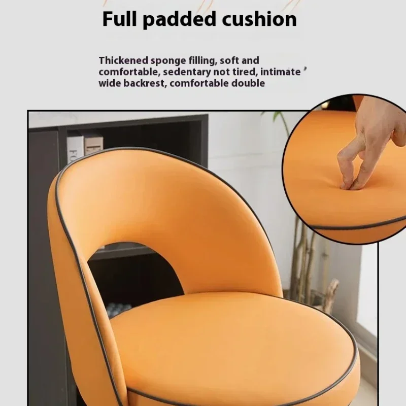 Скандинавский высокий барный стул кухонный маникюрный акцент домашний стол