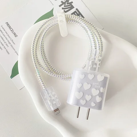 Кабельная катушка Good Luck Love для зарядного устройства Apple 18/20 Вт