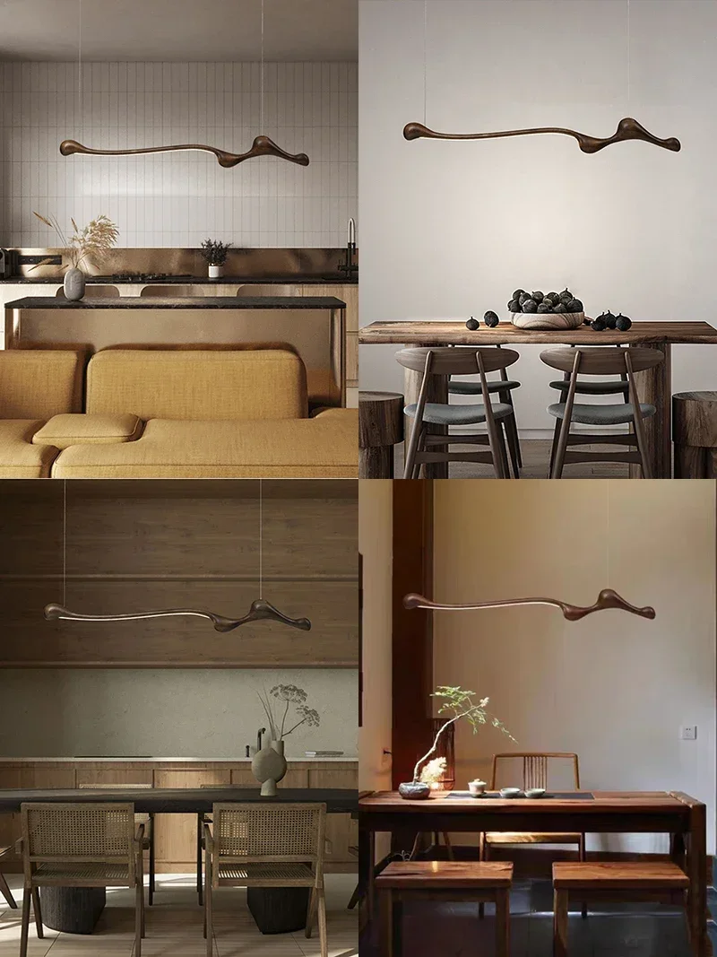 Современные подвесные светильники из ясеня с регулируемой яркостью комнатное