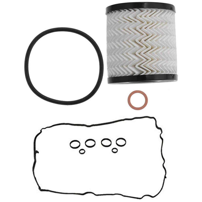 

1 Set Car Oil Filter For Bmw Mini Cooper R55 R56 R57 & 7Pcs Valve Cover Gasket Set For Mini Cooper R61