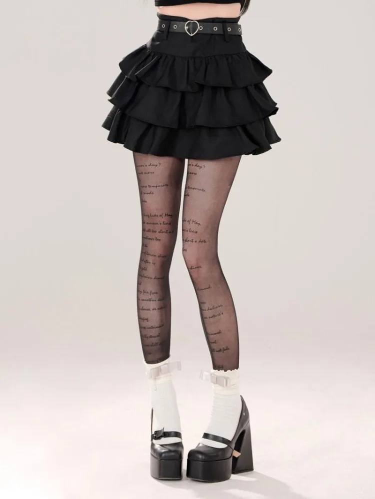 Женская джинсовая юбка на шнуровке асимметричная средней длины в японском стиле