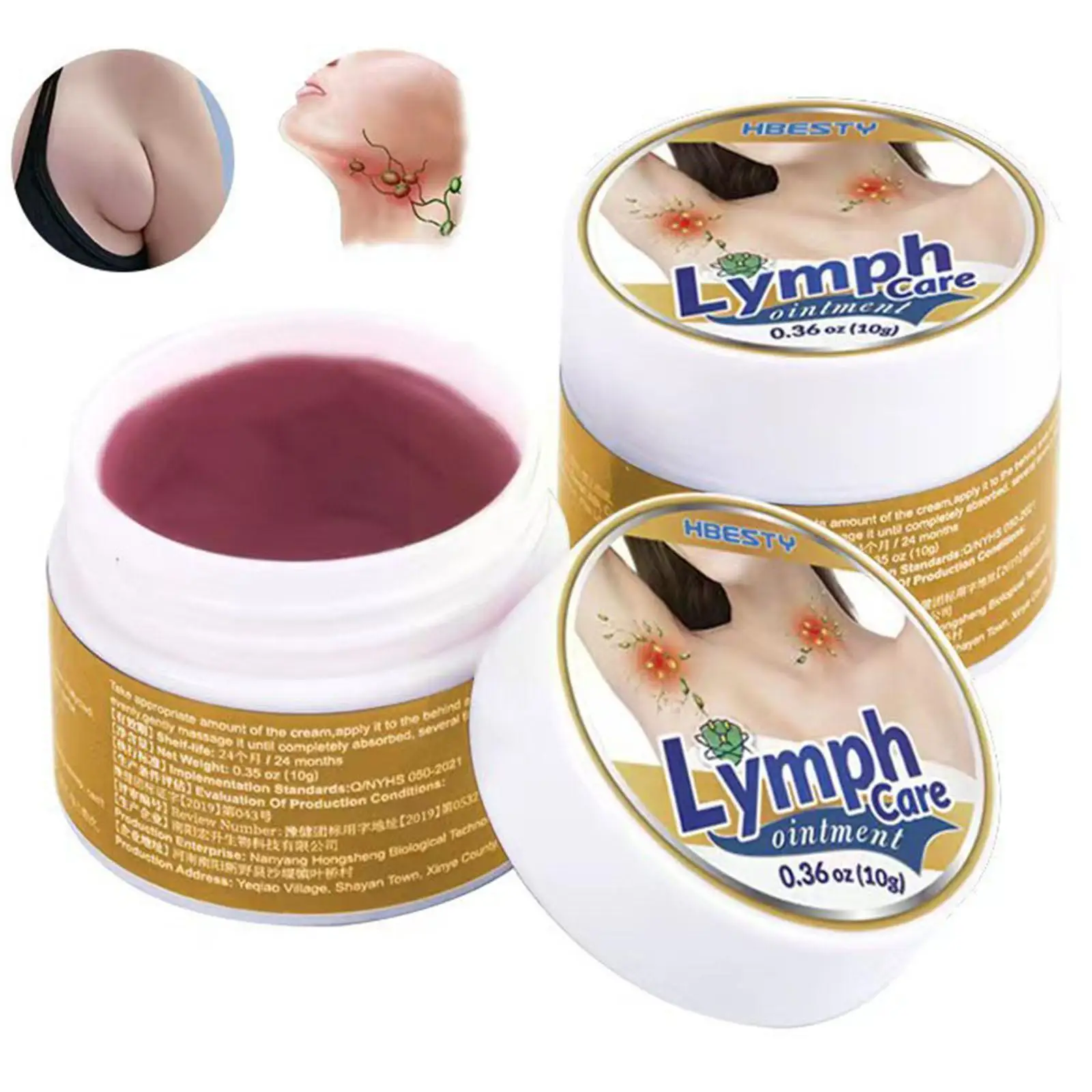 

Лимфатическая флуоресцентная мазь J5H0 для удаления лимфатических повреждений шеи и подмышек