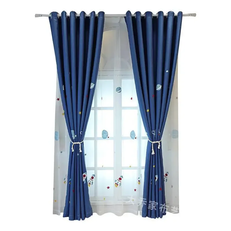 

21283-STB- Velvet Curtain Pure Color Luxury For BedRoom Black out luxurious Drapery door bead curtains beaded curtain