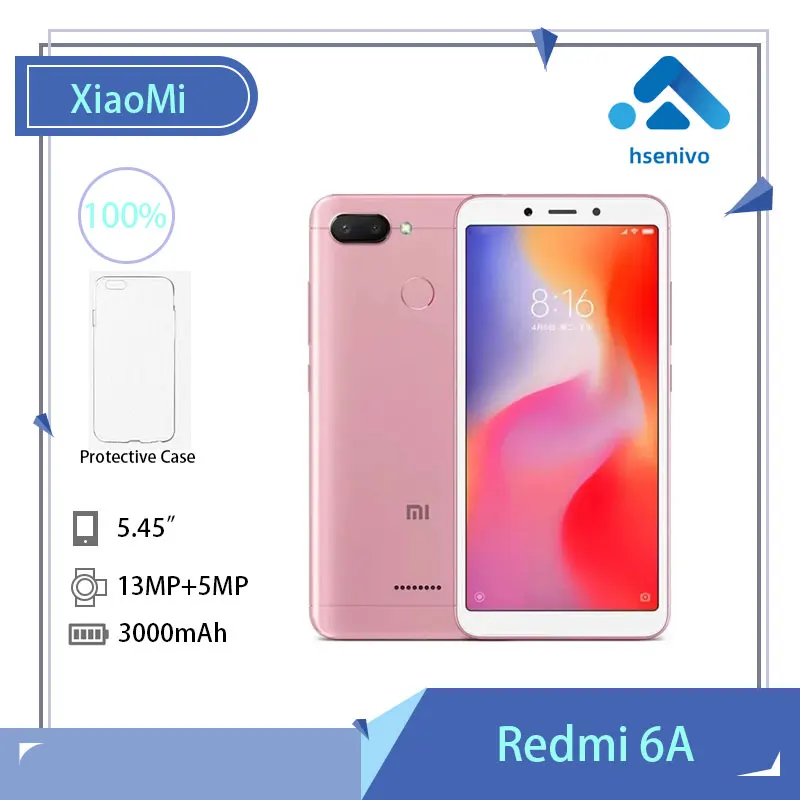 

Xiaomi Redmi 6A Smartphone 2GB 16GB/3GB 32GB 4G LTE Celular Mobile Phone In stock Android cellphone