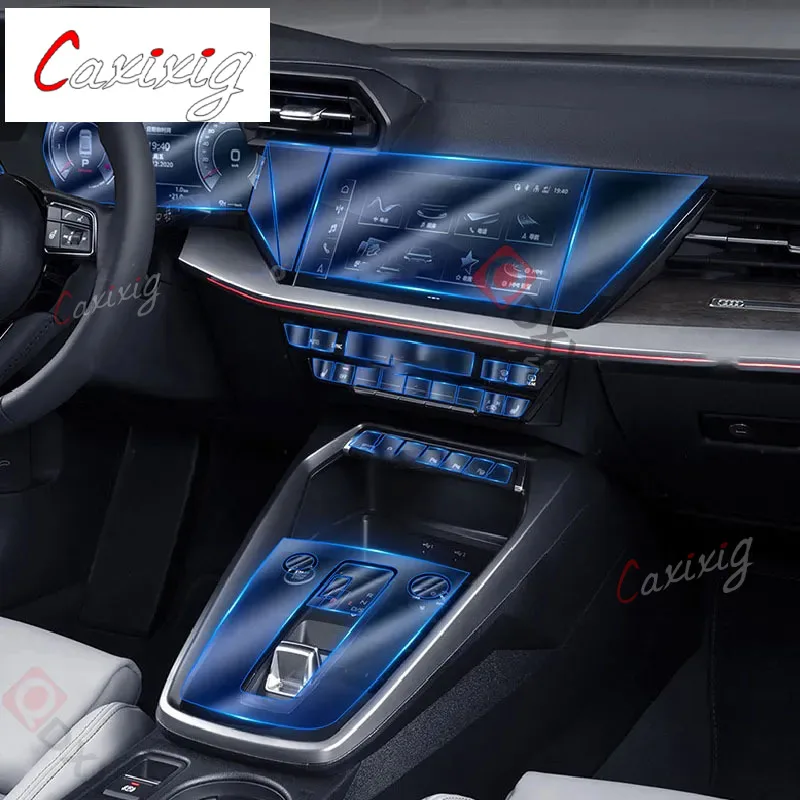Внутренняя центральная консоль для Audi A3 8Y 2021Car прозрачная фотопленка ремонта от
