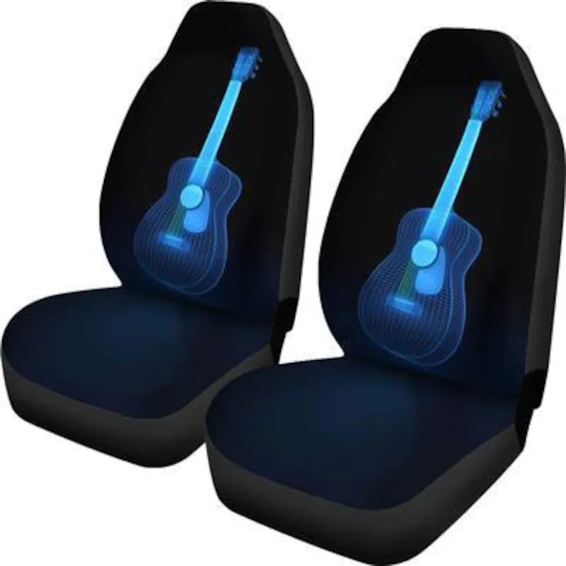 

Guitar Car Seat Covers (Set Of 2) / 2 Front Car Seat Covers / Car Seat Covers / Car Seat Protector / Car Accessory