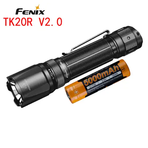 FENIX TK20R V2.0 Type-C перезаряжаемый 3000 люмен светодиодный тактический фонарик Luminus SFT70 с батареей 5000 мАч