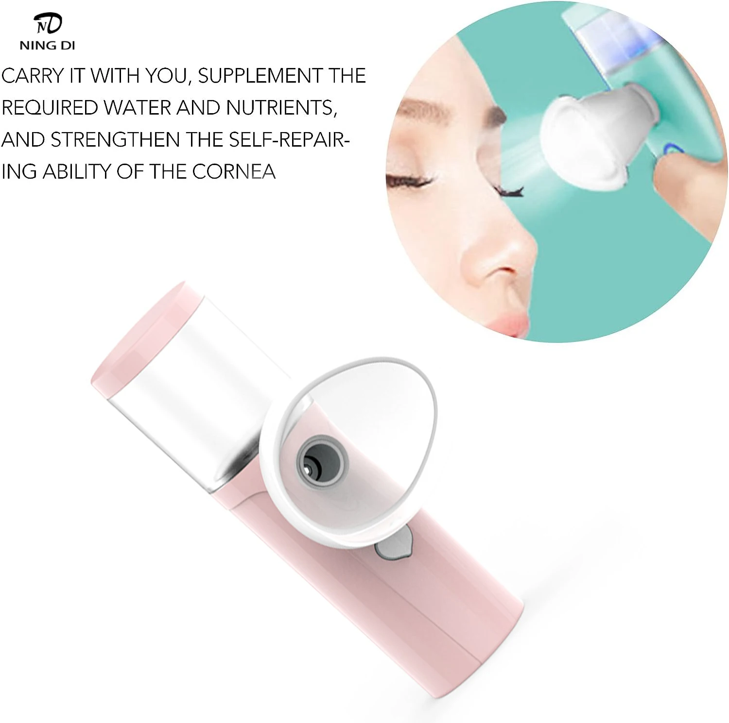 Спрей для лица портативный спрей глаз мини-парогенератор холодного тумана с