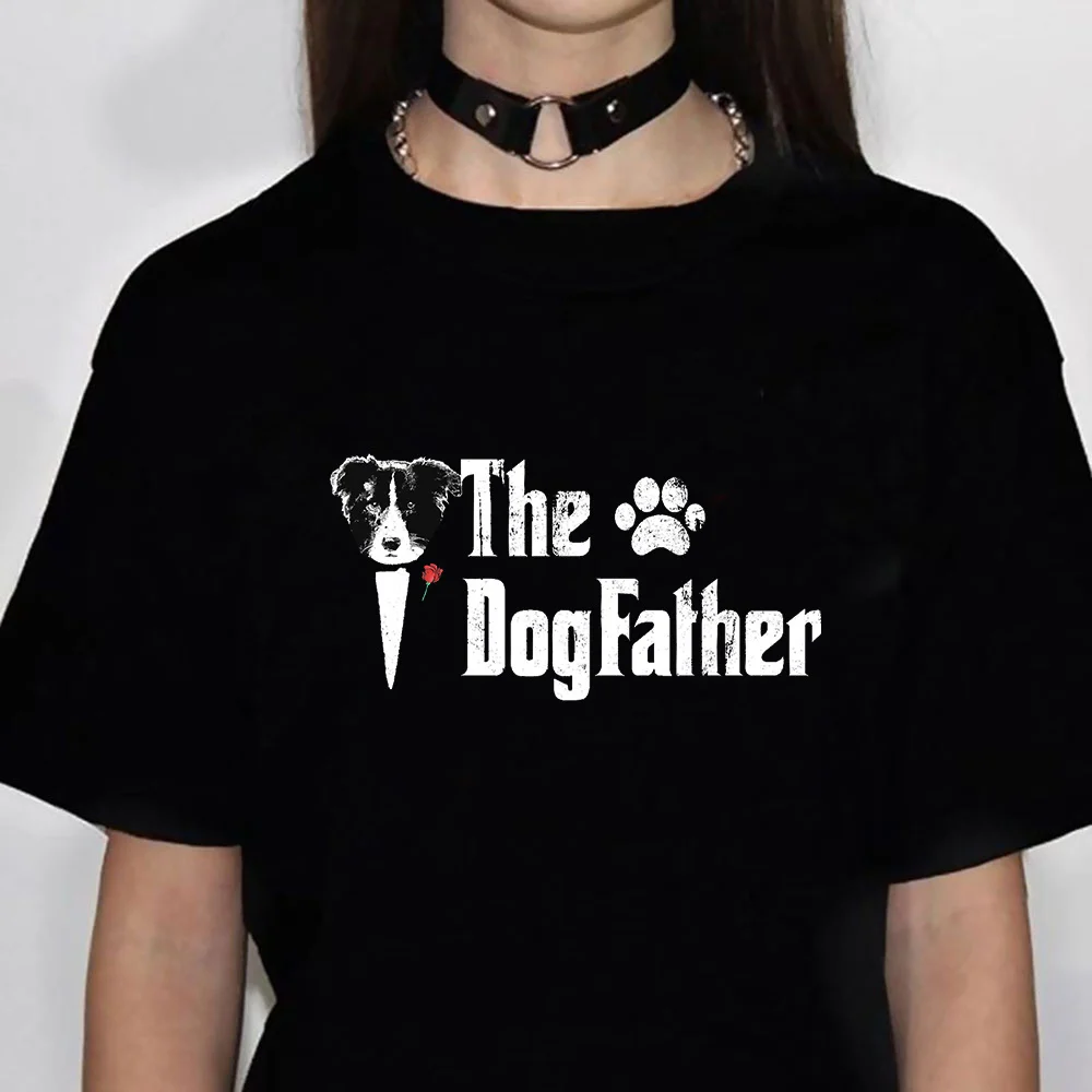 

Женская футболка с рисунком границы колли, летняя футболка с рисунком комикса, Женская смешная одежда с рисунком манги