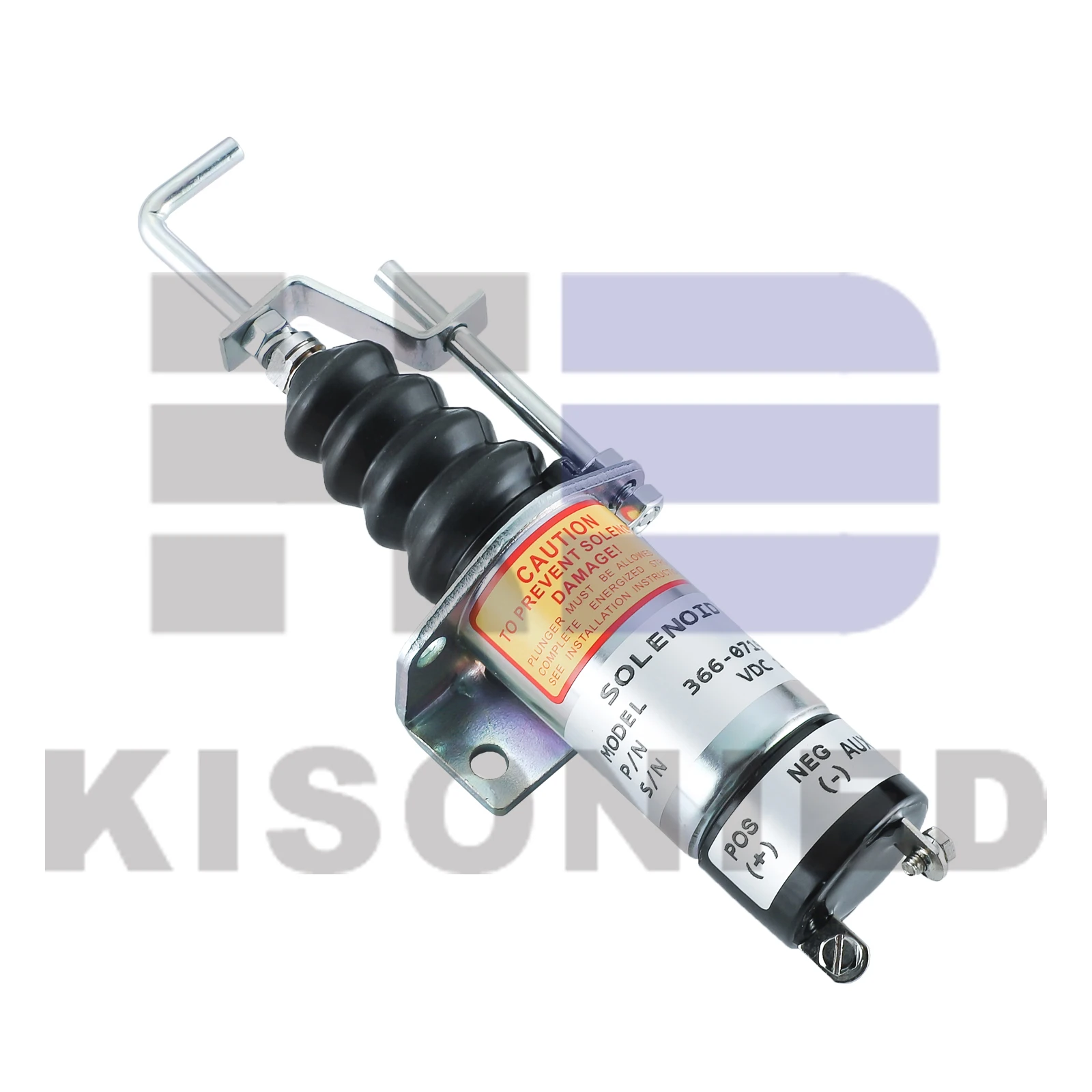 366-07197 Соленоид отключения топлива 1502-12C7U2B2S1 SA-3405T для Lister Petter Соленоид остановки дизельного двигателя 12 В