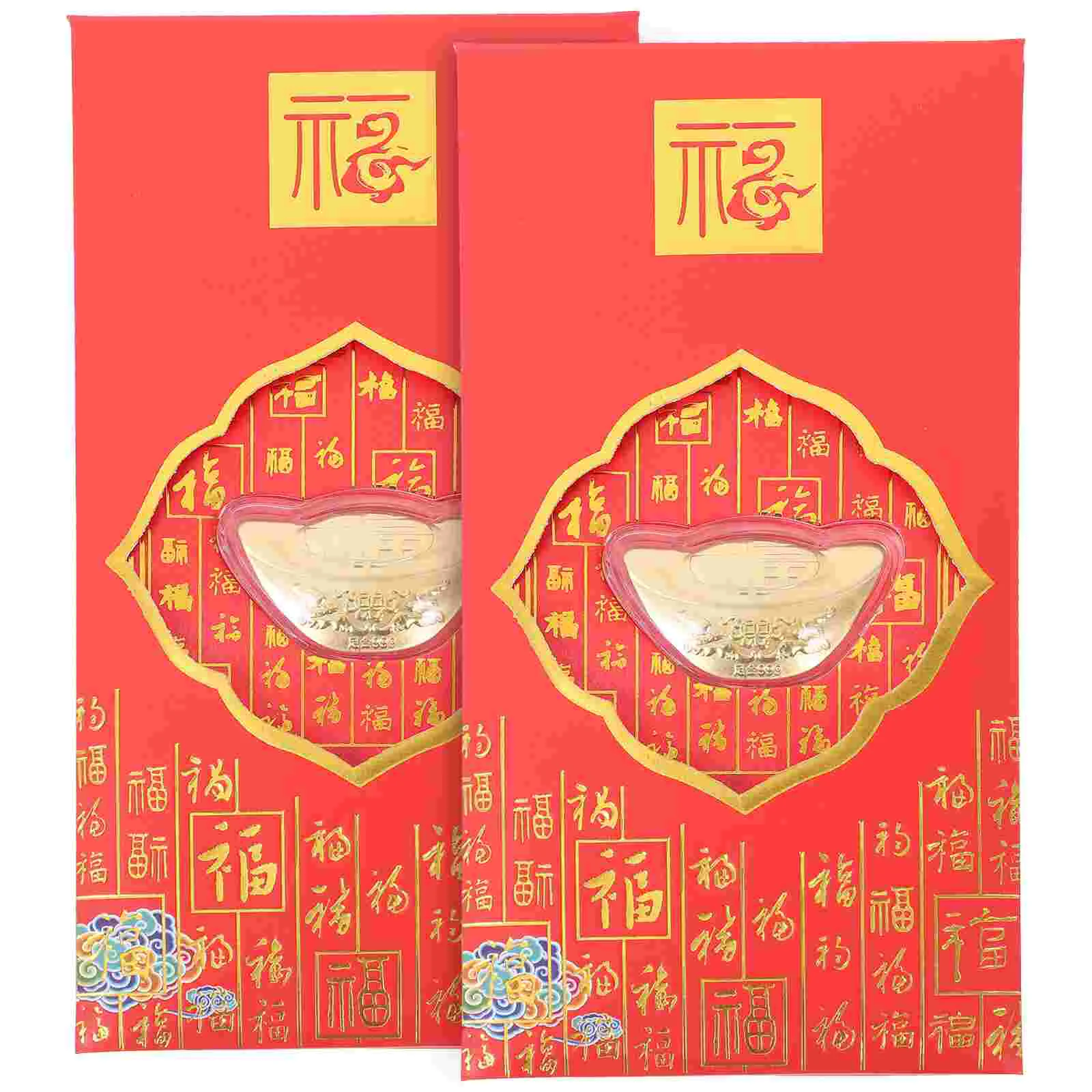 

Year Envelopes Money New Red Festival Spring Chinese Envelope Bags Hongbao Gift Packets Lucky Mini Lunar Pocket Zodiac Rabbit