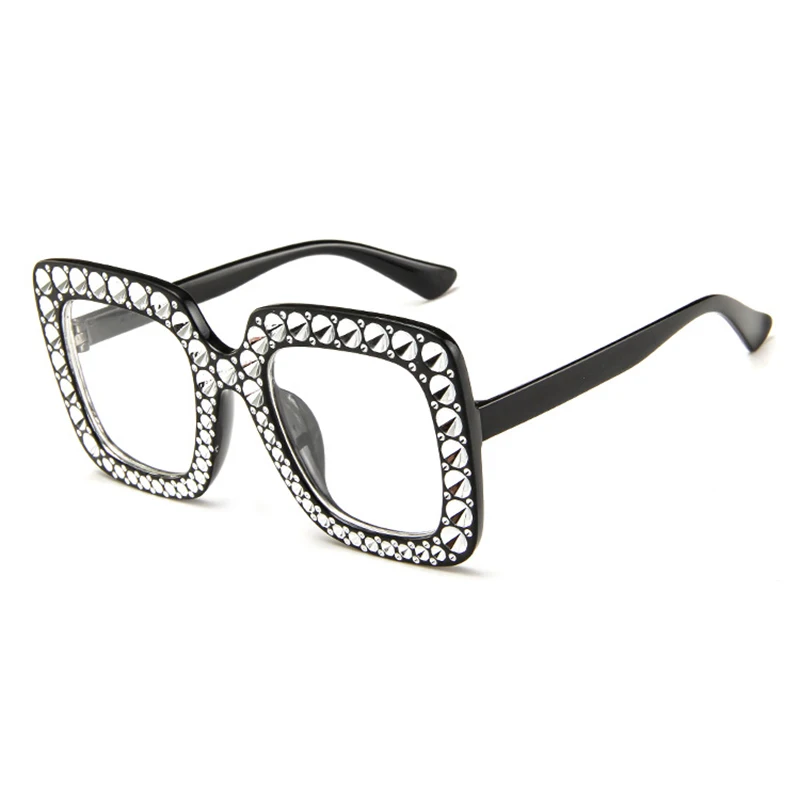 

Солнцезащитные очки женские с блестящими бриллиантами, брендовые дизайнерские зеркальные солнечные очки с квадратными линзами, модные
