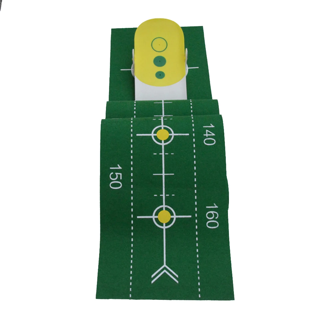 

Golf Putting Green Swing Trainer Set Learners Practising Aid Indoor Outdoor Field Home Park Tools Accessories Green
