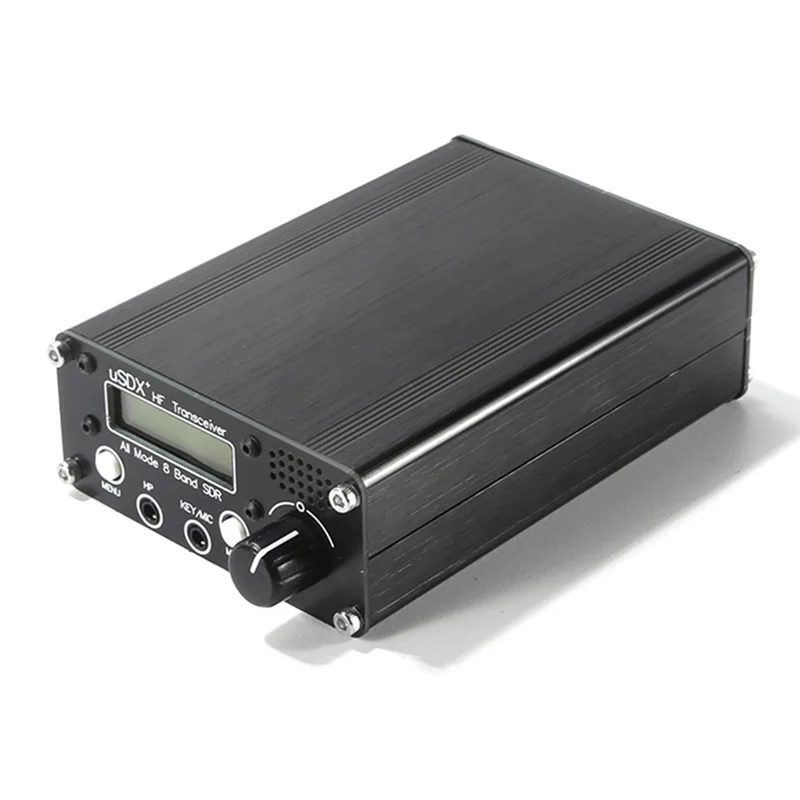 Фото B48A USDR USDX + Plus V2 8-полосный трансивер SDR SSB QRP ЖК-дисплей с дисплеем, динамиком, микрофоном, приемопередатчиком с американской вилкой №4