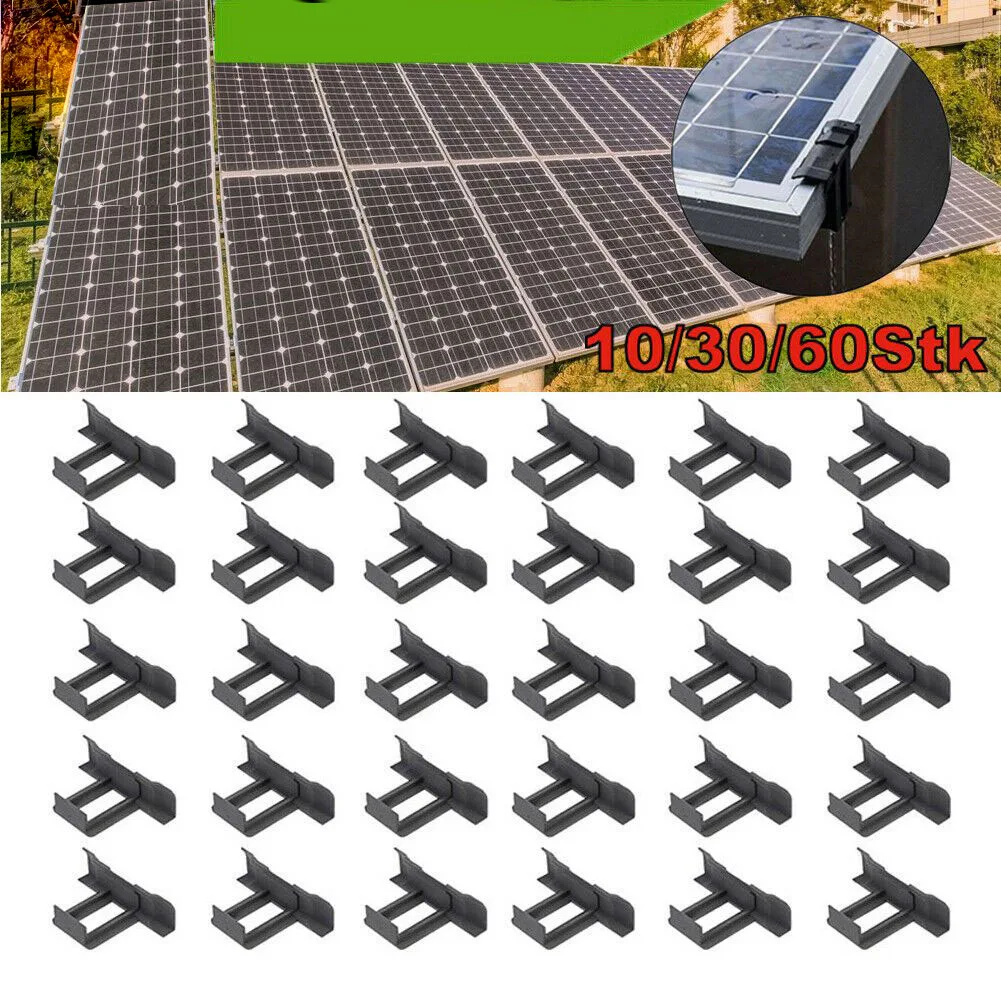 

30Pcs Solar Panel Mud Removal Clip 30mm 35mm 40mm High/low Temperature Resistance Mud Removal Remove Stagnant Water Clip