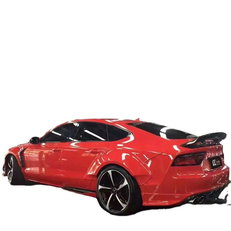 Обвес для Audi A7 в RS7 facelif передний бампер широкие/расклешенные крылья передняя губа