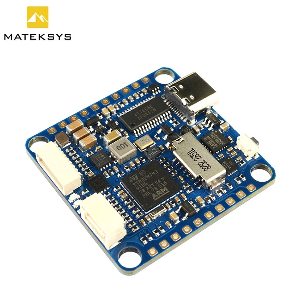 

MATEK Systems H7 Контроллер полета STM32H743 с OSD BEC 5V 2A USB Type-C 2-8S 30,5x30,5 мм для RC FPV гоночного дрона