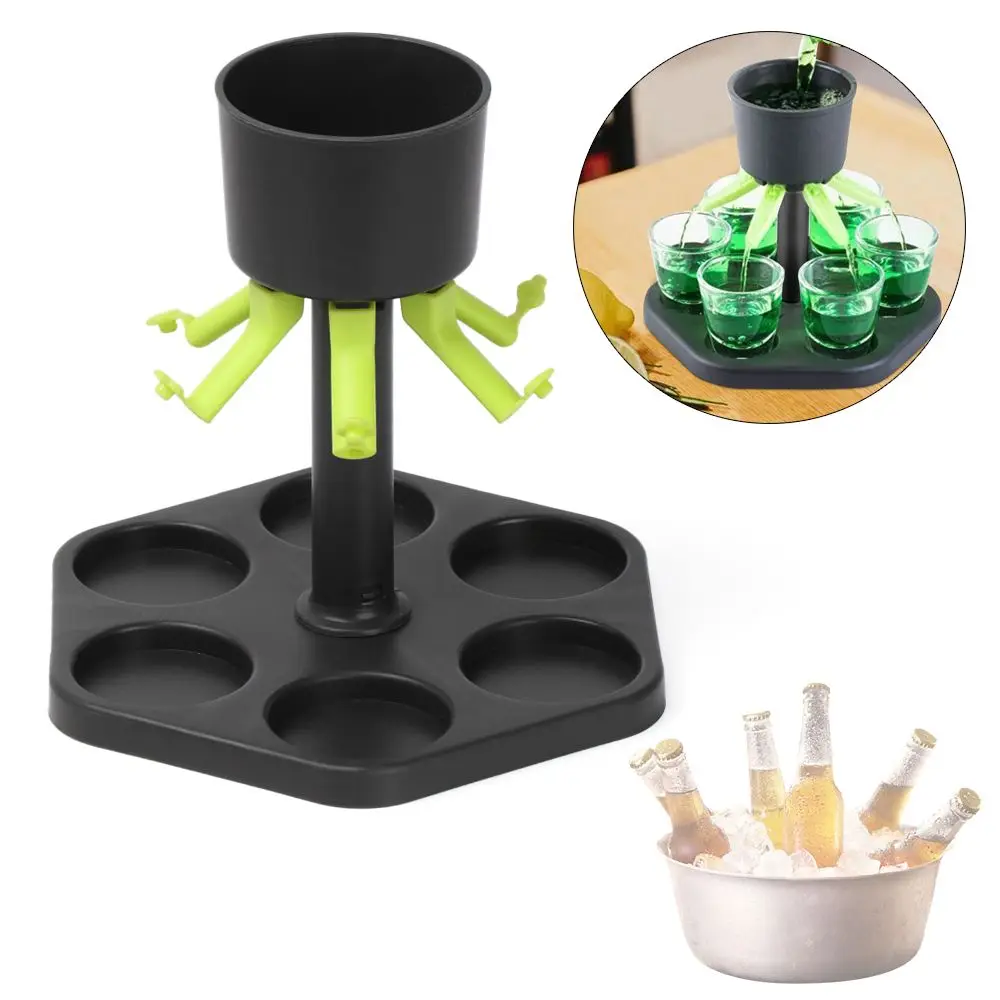 

Multifunctional Games Party 6 Shot Holder Bar Accessories Wine Liquor Dispenser Drinking Tools Whisky Beer Dispenser