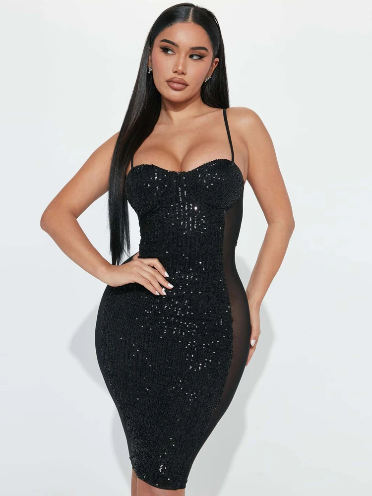 Женская короткая юбка на бретелях однотонное Сетчатое прозрачное облегающее