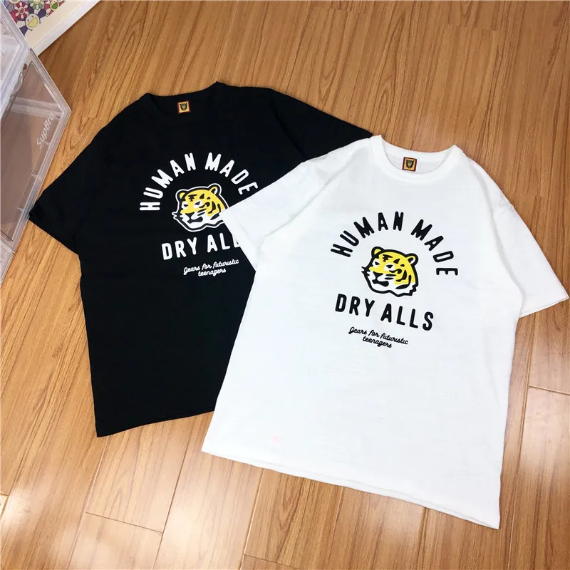 

Best Quality 2022ss Human Made Fashion T Shirt Men 1:1 Human Made Cartoon Tiger Head Women Shirts Limited Edition Vintage Tops