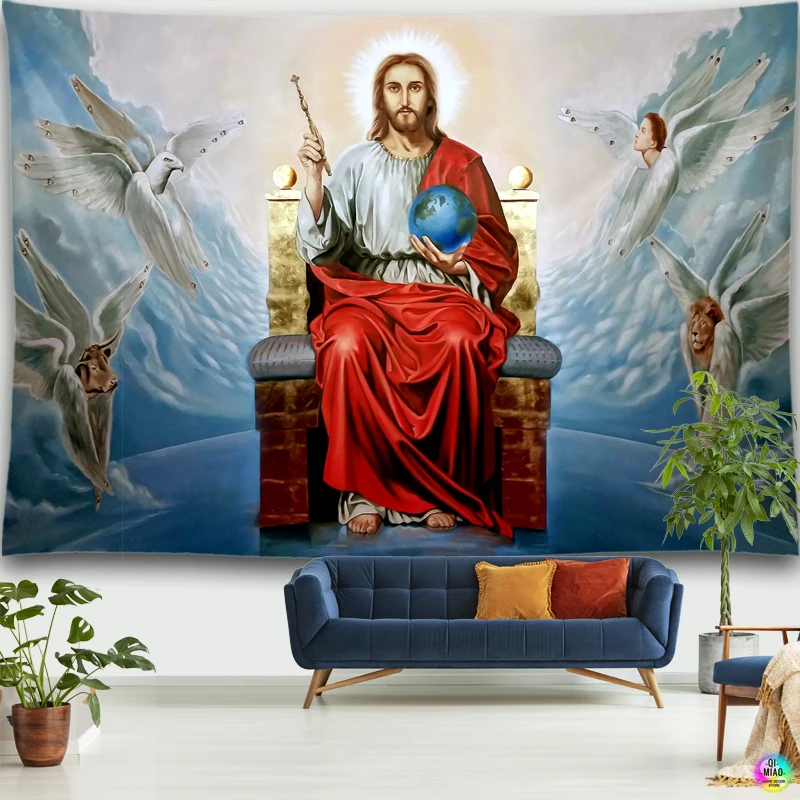 

Христианский гобелен с изображением Христа