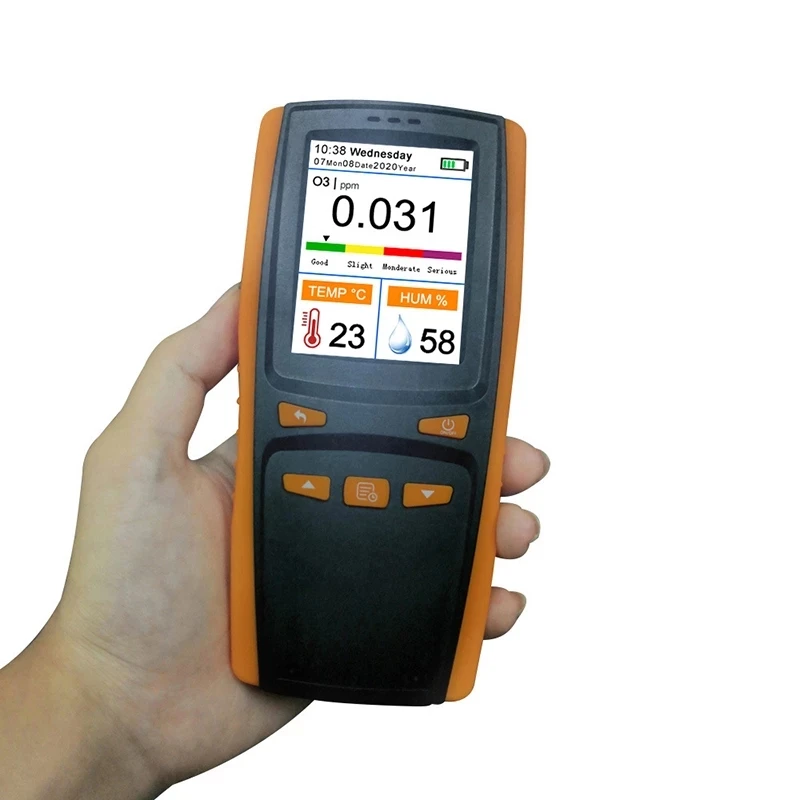 

Handheld Portable Ozone Analyzer 0-5PPM Ozone O3 Detector Air Quality Pollution Monitor