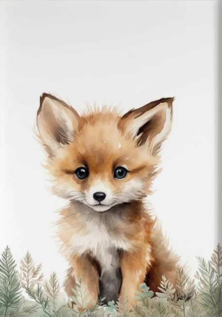 

Печать на холсте Лесные животные