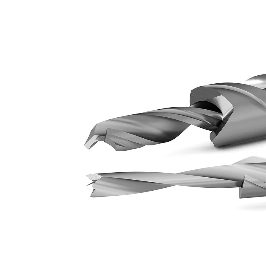 Деревообрабатывающее сверло с потайной головкой салатное плоским дном