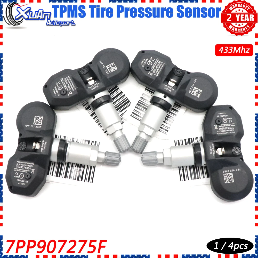 

Датчик давления в шинах XUAN 7PP-907-275F, датчик TPMS для BMW M3 M5 M6 X3 X5 X6 Z4 2003-2010 7PP907275F 433 МГц
