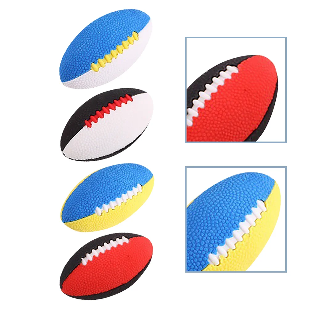 

12Pcs Cartoon Eraser Kindergarten Lovely Eraser Mini Rugby Decor Mini Rugby (Random Color)
