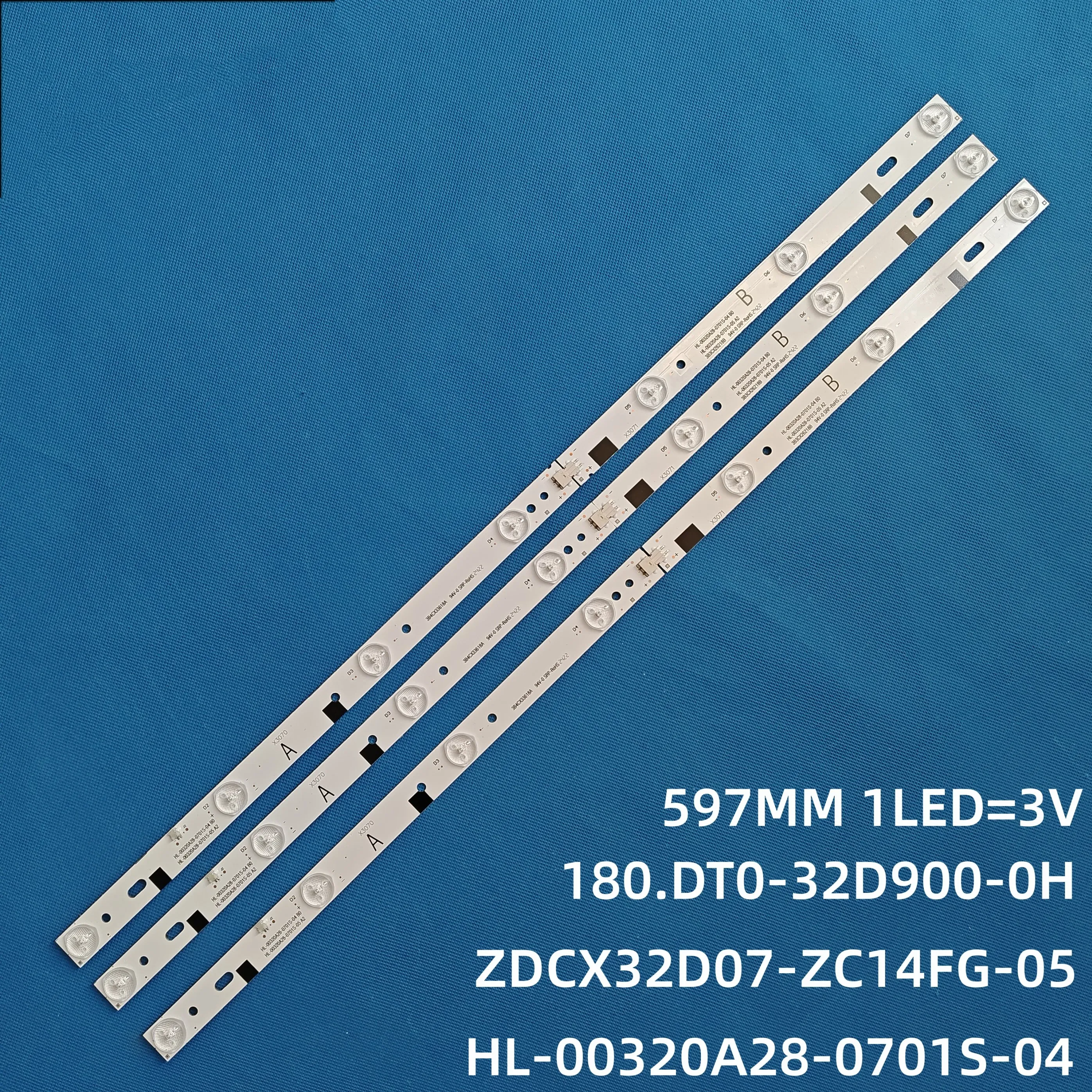 Светодиодные полосы подсветки для BBK 32LEX-5027/T2C SHIVAKI STV-32LED14 HL-00320A28-0701S-04 Ленты Линейки