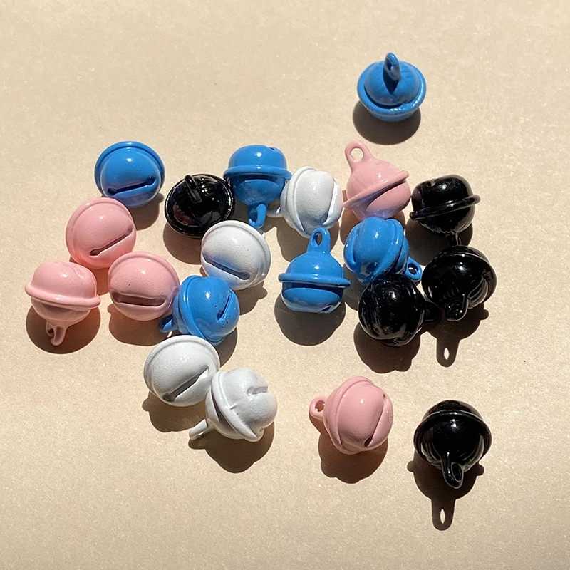 10 шт. 3D твердый Рождественский Шарм-колокольчик из сплава милая маленькая