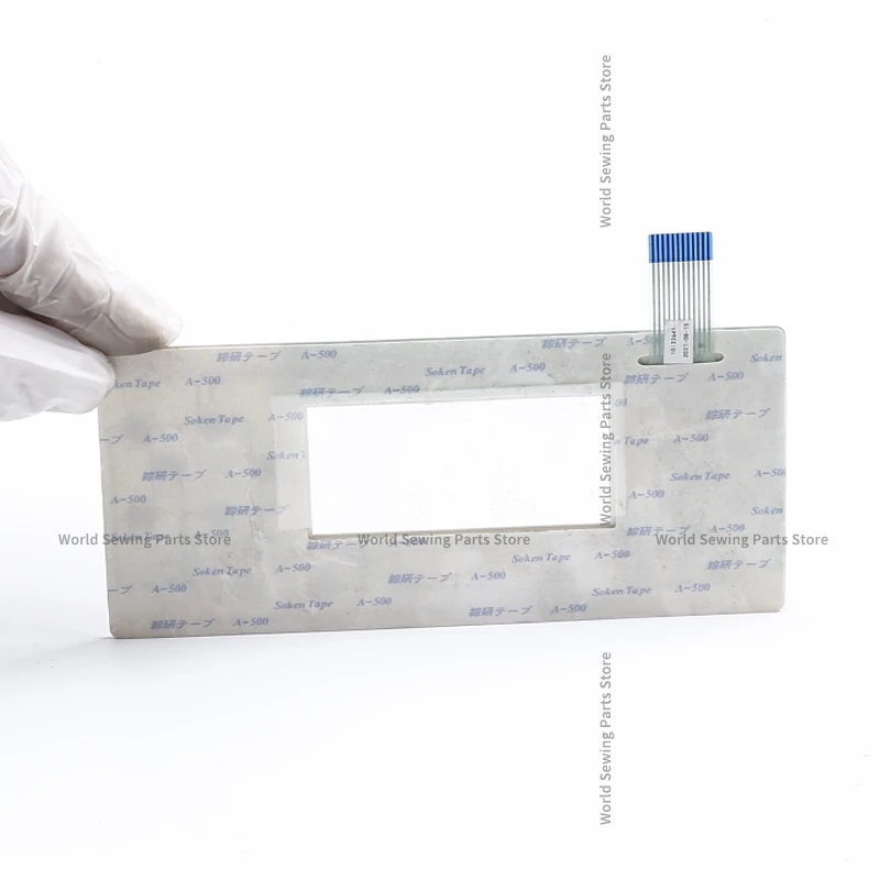 1 шт. новая наклейка на панель управления красная мембранная пленка кнопка