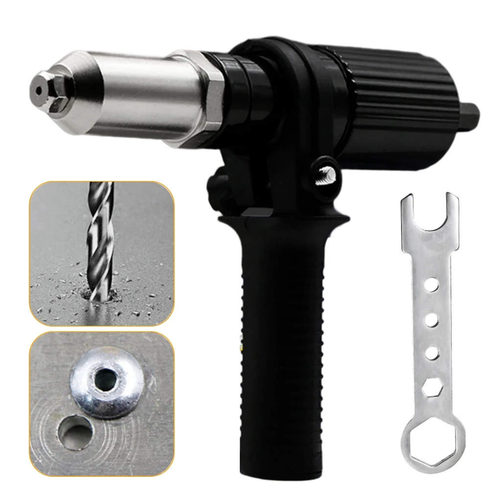 

Electric Rivet Nut Gun Riveting Tool Cordless Riveting Drill Adaptor Auto Insert Nut Rivet Tool Multifunction Nail Gun AutoRivet