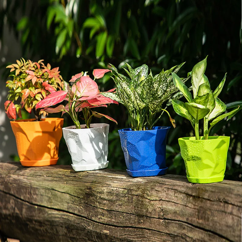 

Cross Border New Green Plants Fleshy PlasticFlowerPots Thickened Large Nordic Simple Resin FloweRpots Aloe And Pineapple